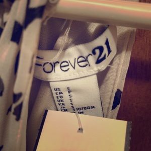 Black & cream short Dress